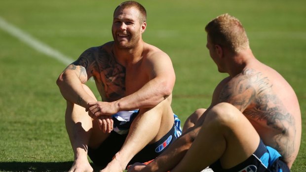 Benched: Representative forward Trent Merrin was named on St George Illawarra's interchange bench a day after signing with Penrith.