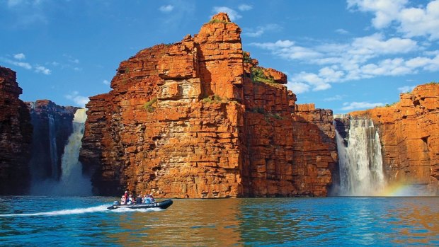 The Australian Outback doesn't end where the ocean begins. In fact some of the country's most memorable Outback experiences are only accessible via the waters of the Kimberley, along Western Australia's rugged, spectacular northern coastline, and upon the rivers that flow through the region itself. There's so much to discover in this area, so much that can only be reached by Small Ship: see the spectacular Montgomery Reef, which appears to emerge from the ocean as the tide recedes; discover Indigenous rock art that dates back some 20,000 years on Jar Island; gaze at the soaring red cliffs in Prince Frederick Harbour; and of course, see the incredible Horizontal Falls near Talbot Bay. 