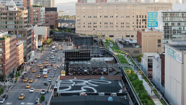 New York's High Line park designed by James Corner and DSR.