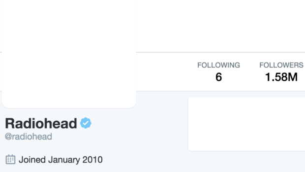 1.6 million users like a blank Twitter page.