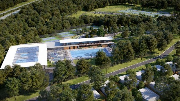 New pool and sports facilities are proposed for Pimpama on northern edge of Gold Coast.
