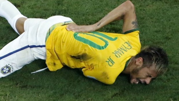 Injury blow: Neymar will miss the rest of the World Cup.