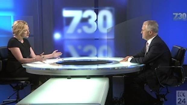 Prime Minister Malcolm Turnbull was accused of hypocrisy following his interview with Leigh Sales on 7.30.