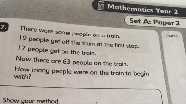 This exam question has created a debate online.
