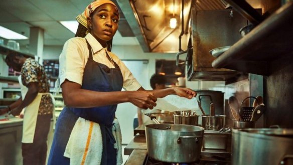 Chef Sydney Adamu tries to implement a brigade system in the fictional restaurant, something Aussie chefs are divided on.