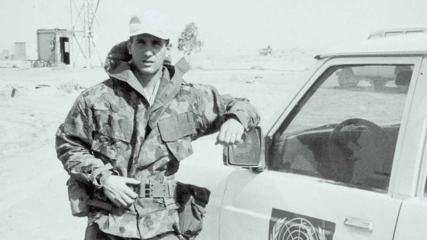Paul Papalia served in Iraq in the 1990s.