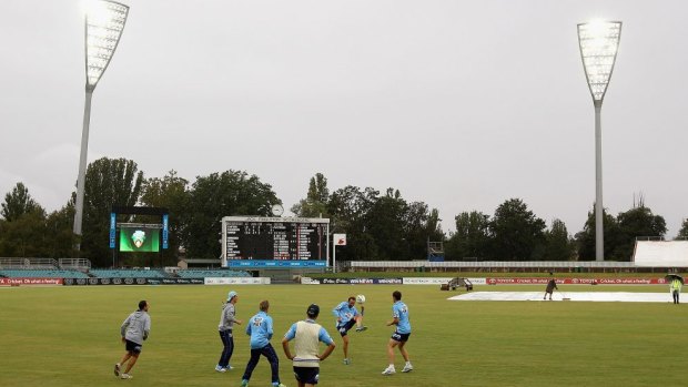 Manuka Oval was well received after hosting the Shield final.