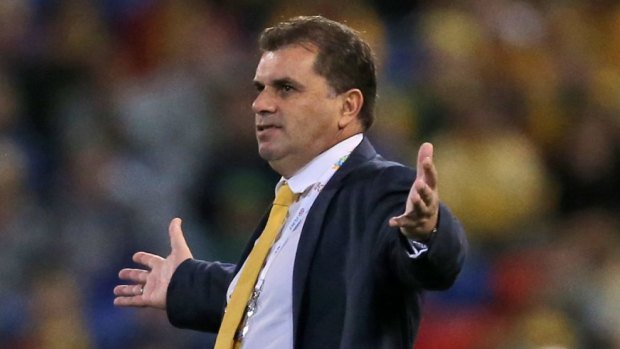 Tricky road: Socceroos coach Ange Postecoglou faces a nervous wait for the draw for the Asian World Cup qualifiers after Australia's slide down FIFA's world rankings.
