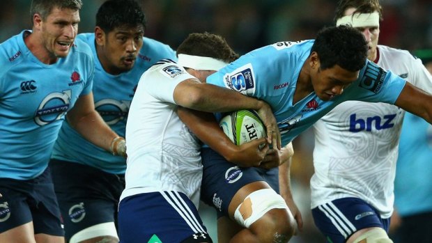 Busted shoulder: Sam Lousi is out for the Super Rugby season.