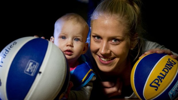 Abby Bishop and her niece Zala as a baby. She hopes her stance helps others stand up or get their sport to help with children.