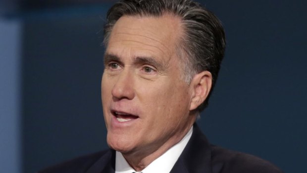 Mitt Romney has criticised Donald Trump, calling him a "fraud".