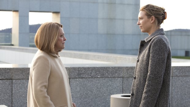 Jacki Weaver and Anna Torv in Secret City.