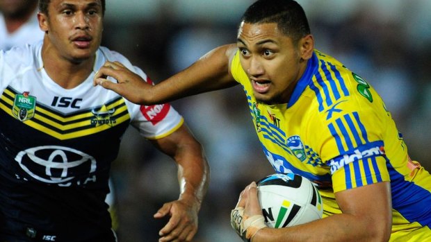 On notice: Eels giant Pauli Pauli can escape suspension by pleading guilty to his first judiciary offence.  