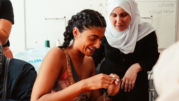 Meeting Syrian refugee women in Istanbul.