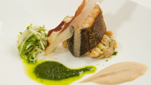 Tank to plate: an example of how the cod can be served. 