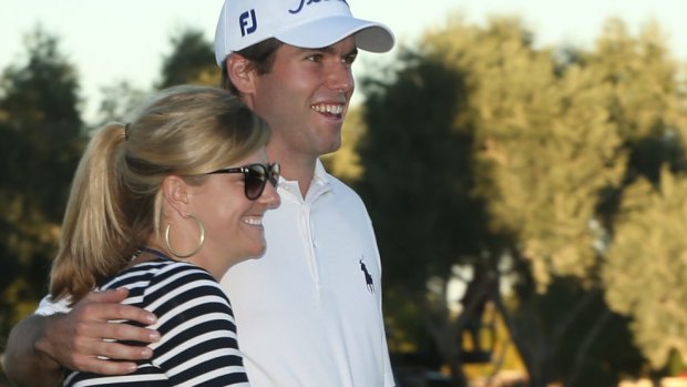 Separated for the weekend: Ben Martin and his wife Kelly.