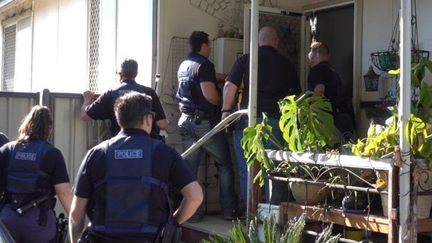 Police searched a number of Manjimup properties earlier this week.