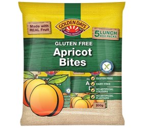 LiveLighter found Golden Days Apricot Bites are 50 per cent apricot and 50 per cent sugar,made from glucose syrup, vegetable oil and some preservatives.