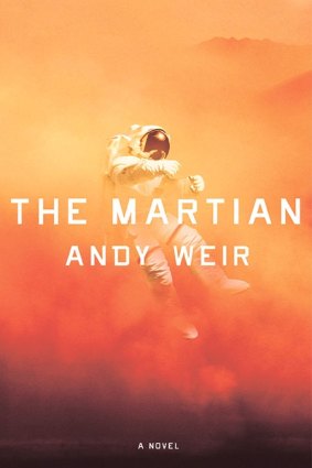 Andy Weir's self-published novel, <i>The Martian</i>, which inspired the film.