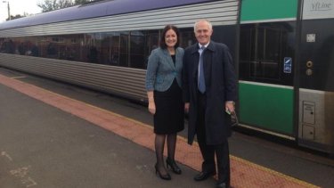 Malcolm Turnbull risking his health on the trains.