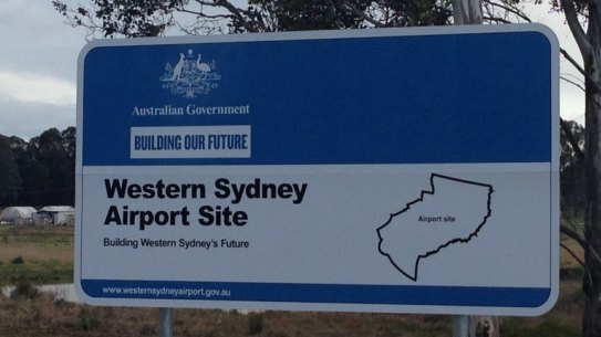 A new airport planned for Badgerys Creek is unlikely to be linked to a rail line when it opens in 2025.