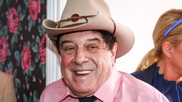 Molly Meldrum at the Melbourne Cup in November. 