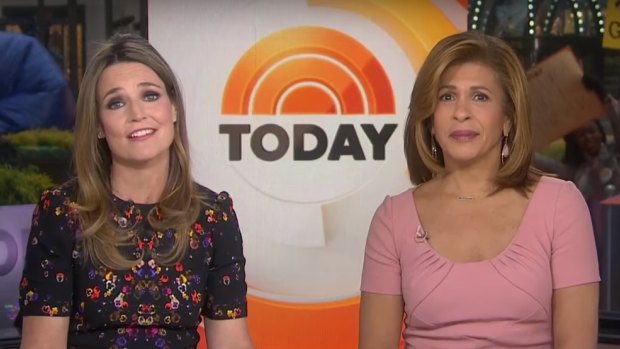 Hoda Kotb and Savannah Guthrie become the first pair of women to host NBC's Today show.