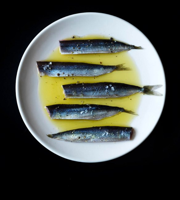 Port Lincoln sardines in olive leaf oil at Saint Peter. 