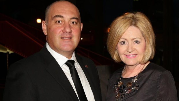 James Limnios and Lisa Scaffidi, in happier times.