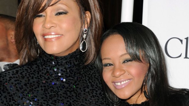 Bobbi Kristina with her mother, Whitney Houston, in 2011.