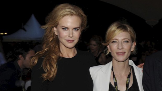 Nicole Kidman and Cate Blanchett in a rare photo together.