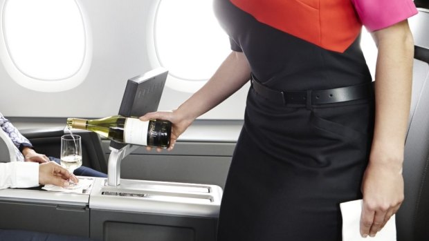 Free flowing drinks on Qantas seem to depend which direction you're flying in, according to one reader.