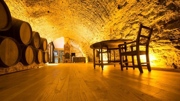 Deep-rooted history: A wine vault in Waterford.