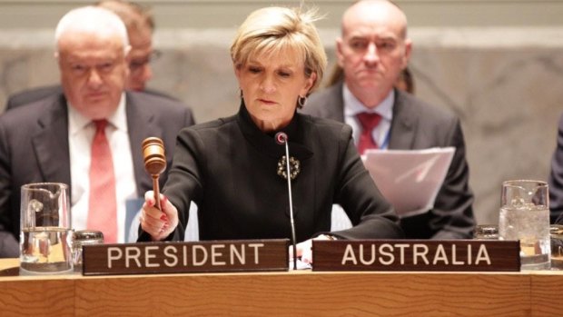 Julie Bishop: An ambassador for 'greatness'.