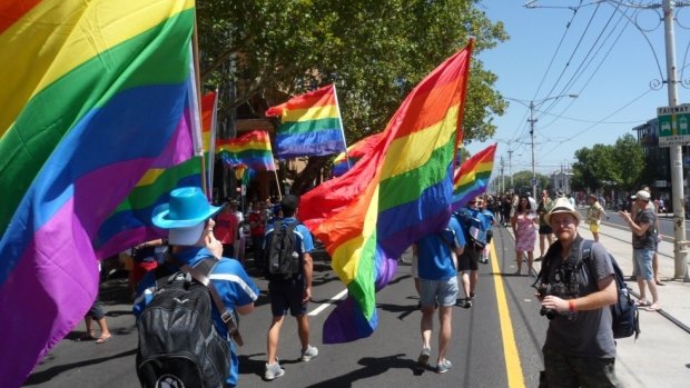 The Midsumma Pride March. 