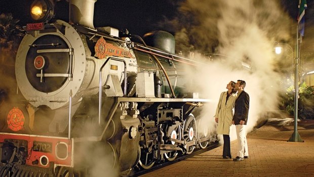 Experience train travel in Africa on the Rovos Rail.