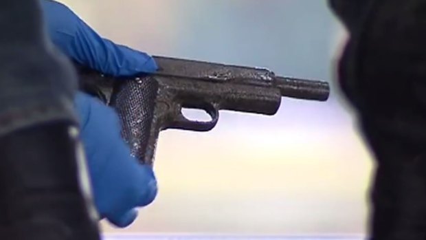 Police are investigating to determine if the gun may have been used in any recent crimes.