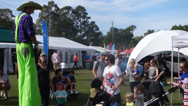 The Green Heart Fair is on in Chermside today.