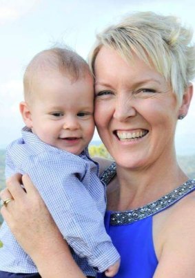 Jacinta Jamieson with William, who was conceived after her chemotherapy and radiation treatment as well as a mastectomy. 