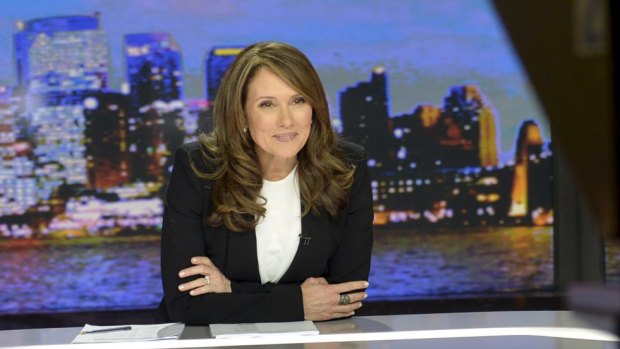 Chris Bath during her final week at Channel Seven.