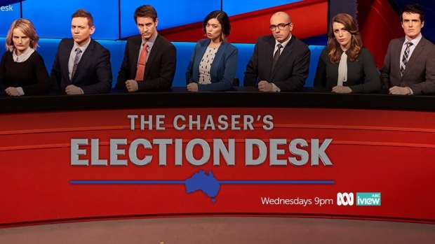 The Chaser's Election Desk is one of the ABC's popular programs in Canberra.