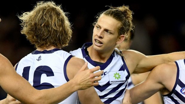 Fremantle star Nat Fyfe trained with an amateur soccer club in Spain during his time off.