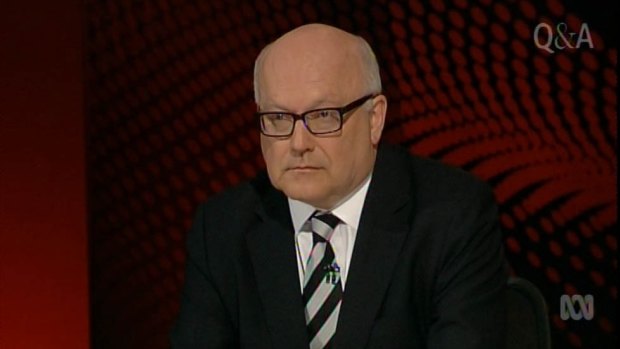 Attorney-General George Brandis says the new measures are "no more about journalists than a law about drink driving is a law about journalists".