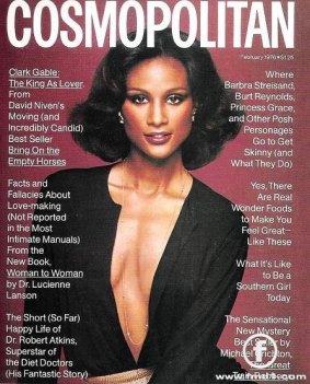 Beverly Johnson on the cover of Cosmopolitan.