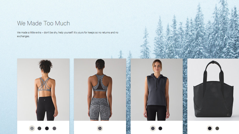 lululemon europe we made too much