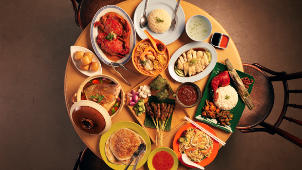 Some of the delicious offerings from Singapore’s famous hawker stalls.