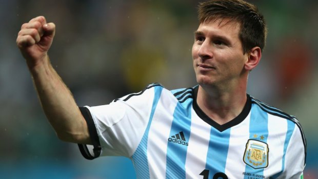 Argentina captain and Barcelona striker Lionel Messi.