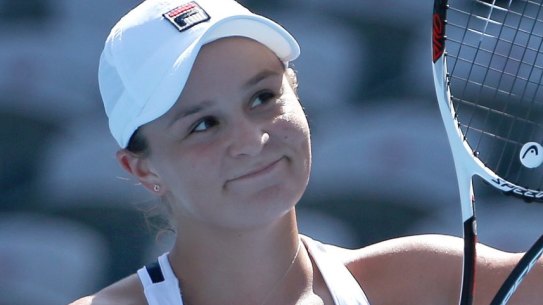 Ash Barty showed grace under fire in her match against Aryna Sabalenka.