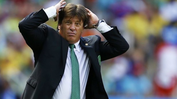 On the defensive: Former Mexico coach Miguel Herrera.