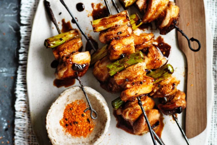 Neil Perry's grilled yakitori chicken recipe.